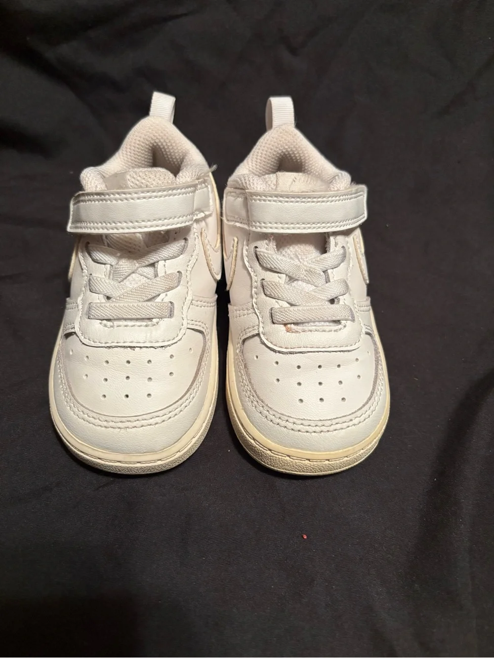 Nike Toddler White Hook-and-Loop Sneakers